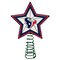 The Memory Company 10" Lighted Red and Blue NFL Houston Texans Christmas Tree Topper